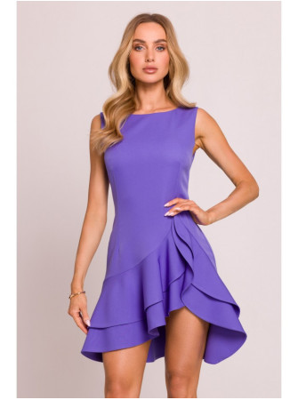 M850 Siaučiama mini suknelė - light purple