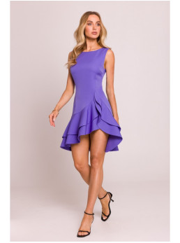 M850 Mini suknelė su raukiniais - light purple