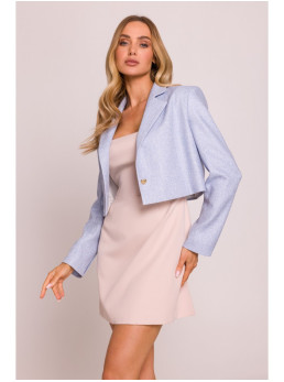 M853 Trumpas švarkelis - šviesiai mėlyna