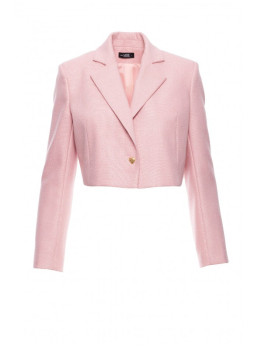 M853 Trumpas švarkas - persikinė