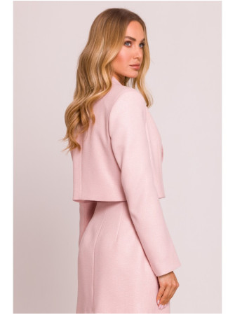 M853 Trumpas švarkas - persikinė