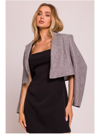 M853 Trumpas švarkas - grafito