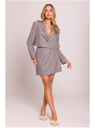 M853 Trumpas švarkas - grafito