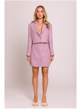 M853 Trumpas švarkelis - marsala