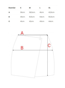 M854 Mini sijonas - šviesiai mėlyna