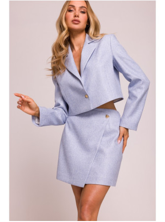 M854 Mini sijonas - šviesiai mėlyna