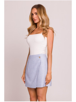 M854 Mini sijonas - šviesiai mėlyna