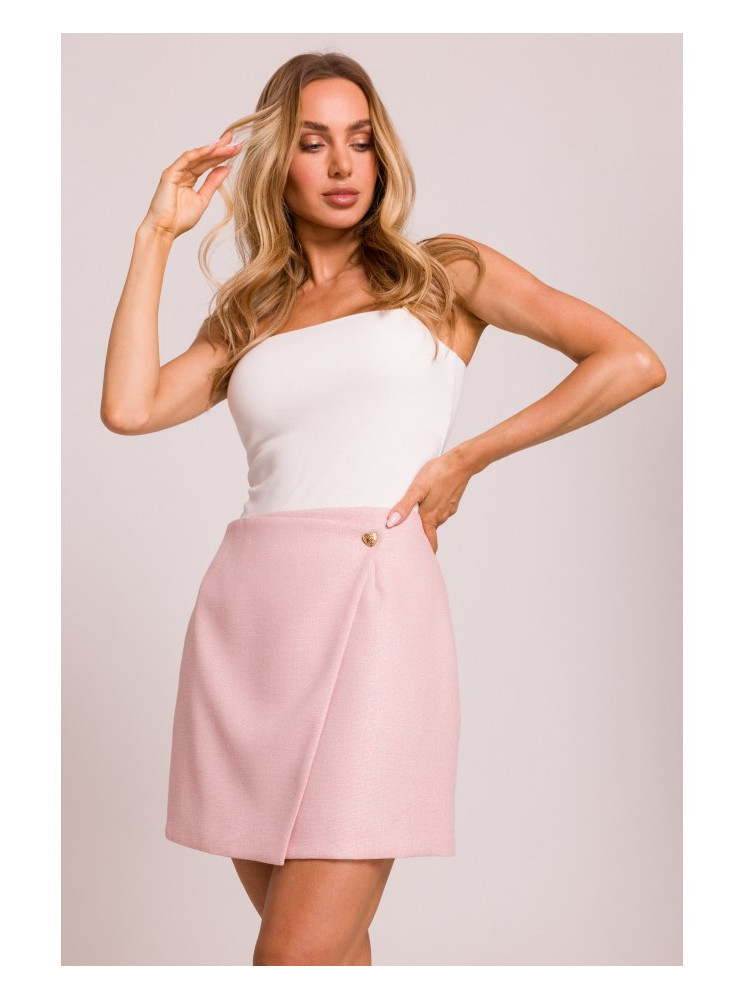 M854 Mini sijonas - persikinė