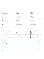 M636 Faux leather tie belt- black