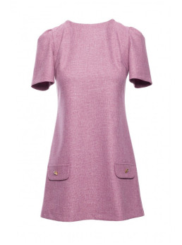 M855 A silueto mini suknelė - marsala