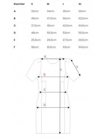 M856 Margaspalvė mini suknelė - 2 modelis - spalva