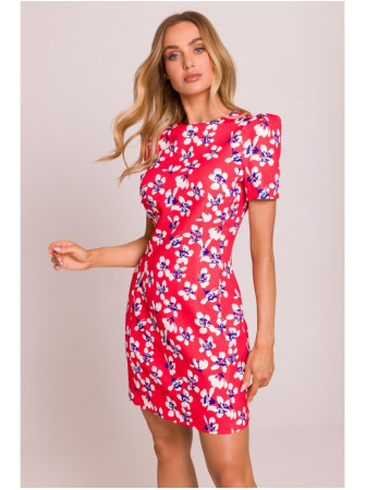 M856 Margaspalvė mini suknelė - 2 modelis - spalva