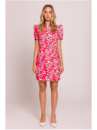 M856 Margaspalvė mini suknelė - 2 modelis - spalva