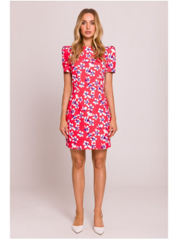 M856 Margaspalvė mini suknelė - 2 modelis - spalva