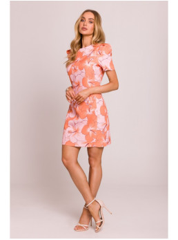 M856 Margaspalvė mini suknelė – 1 modelis - spalva