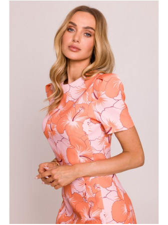 M856 Margaspalvė mini suknelė – 1 modelis - spalva