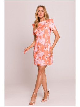 M856 Daugiaspalvė mini suknelė - spalva