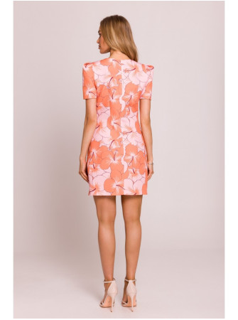 M856 Daugiaspalvė mini suknelė - spalva