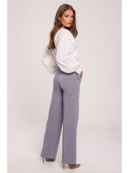 K114 Classic straight-leg trousers - dove grey