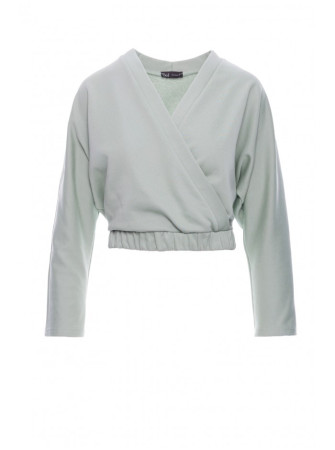 B292 Apgaubiantis džemperis - mėtinė