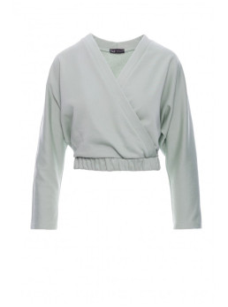 B292 Apgaubiantis džemperis - mėtinė