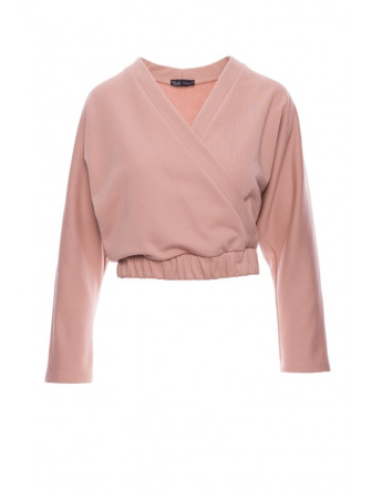 B292 Apgaubiantis džemperis - mocca