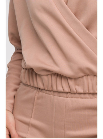 B292 Apgaubiantis džemperis - mocca