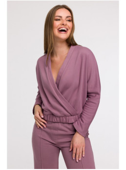 B292 Apgaubiantis džemperis - viržių