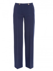 K114 Classic straight-leg trousers - navy blue