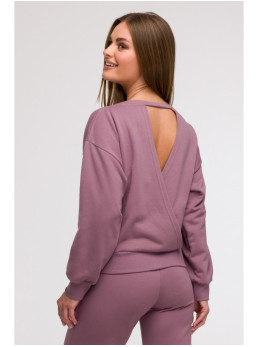 B293 Džemperis atvira nugara - viržių