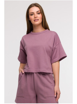 B294 Trumpa palaidinė trumpomis rankovėmis - viržių