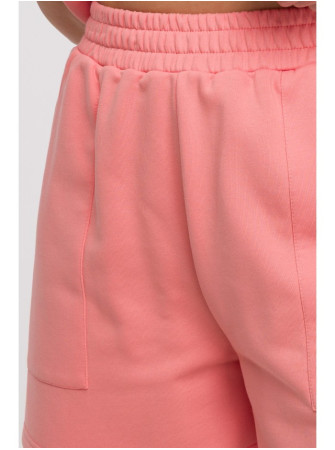 B295 Šortai su kišenėmis - koralinė