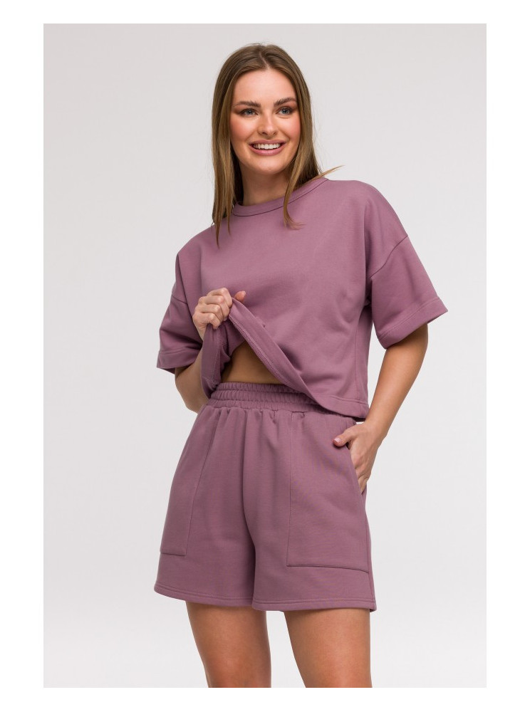 B295 Šortai su kišenėmis - viržių