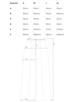 B296 Plačios kelnės su priekinėmis siūlėmis - mėtinė