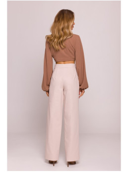 M799 Plačios kelnės - smėlio