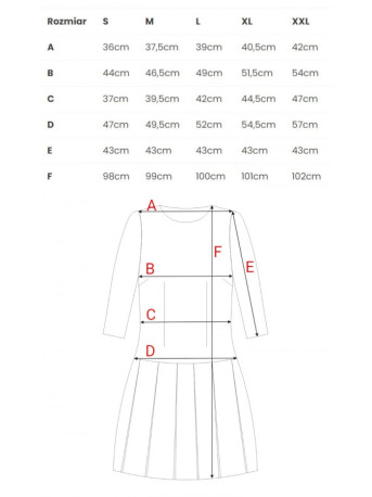 M336 Drop waist dress with pleats - royal blue