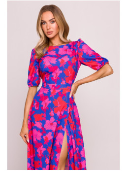 M858 Ilga suknelė atvira nugara - modelis 2 - spalva