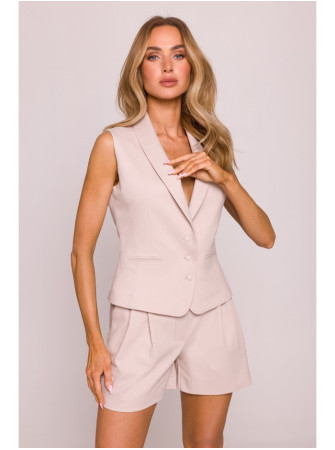 M859 Džinsinis liemenė - smėlio