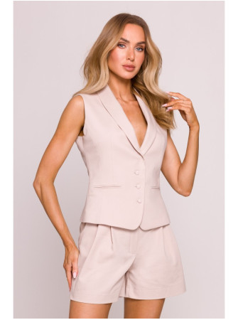 M859 Džinsinis liemenė - smėlio