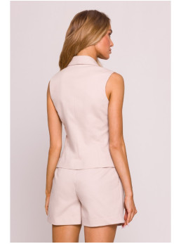 M859 Džinsinis liemenė - smėlio