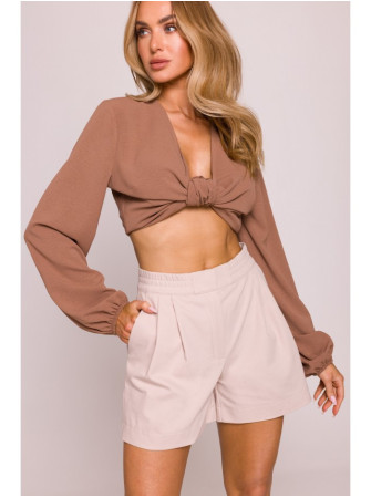 M860 Džinsiniai šortai - smėlio