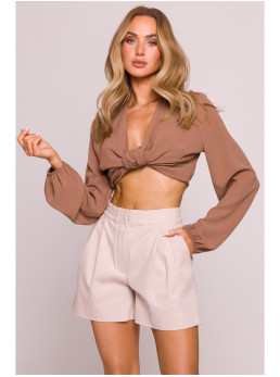 M860 Džinsiniai šortai - smėlio