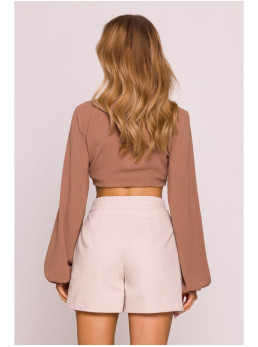 M860 Džinsiniai šortai - smėlio