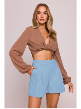 M860 Džinsiniai šortai - šviesiai mėlyna