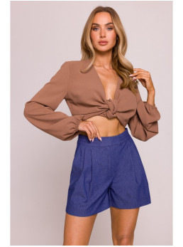 M860 Džinsiniai šortai - mėlyna