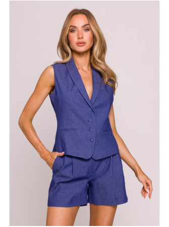 M860 Džinsiniai šortai - mėlyna