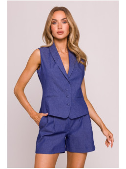 M860 Džinsiniai šortai - mėlyna