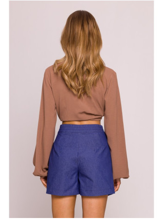 M860 Džinsiniai šortai - mėlyna