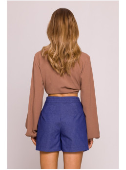 M860 Džinsiniai šortai - mėlyna