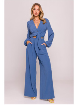 M861 Džinsai ir trumpa palaidinė su raišteliais - jeans